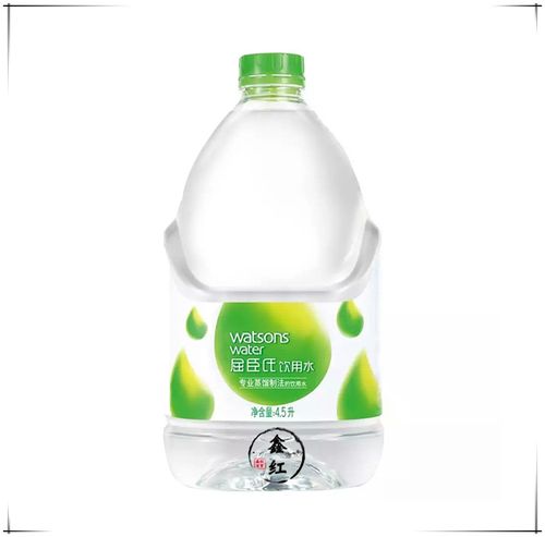屈臣氏蒸馏制法饮用水45l4桶绿瓶北京包邮饮用水